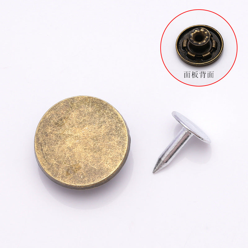 Custom Metal Buttons Shaking Head Jeans Button Round Denim Jacket Overalls Trousers Buttons-144