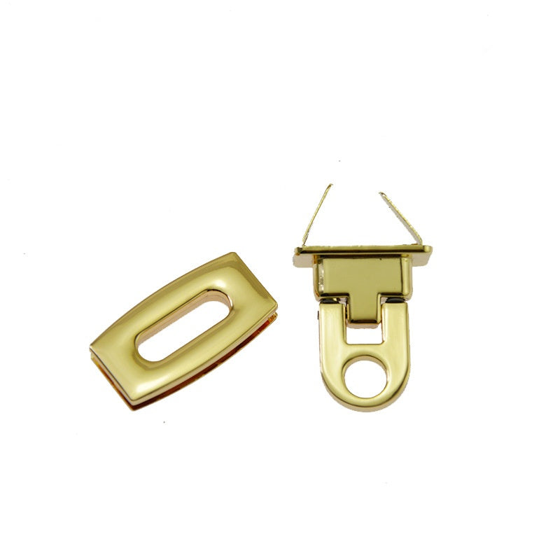 Factory wholesale high quality custom leather bag twist bag accessories clasp lock lead free metal clip lock for lady -145