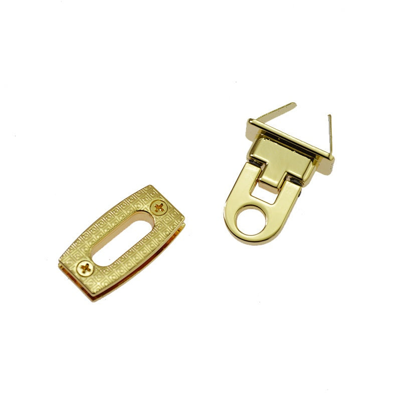 Factory wholesale high quality custom leather bag twist bag accessories clasp lock lead free metal clip lock for lady -145