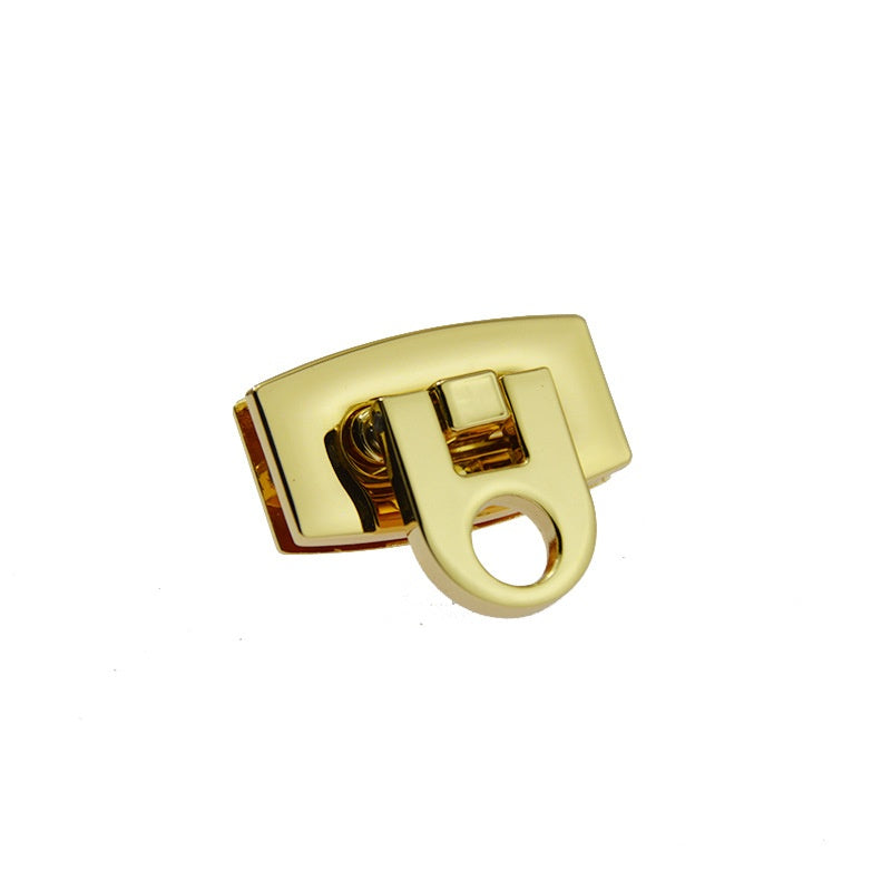 Factory wholesale high quality custom leather bag twist bag accessories clasp lock lead free metal clip lock for lady -145