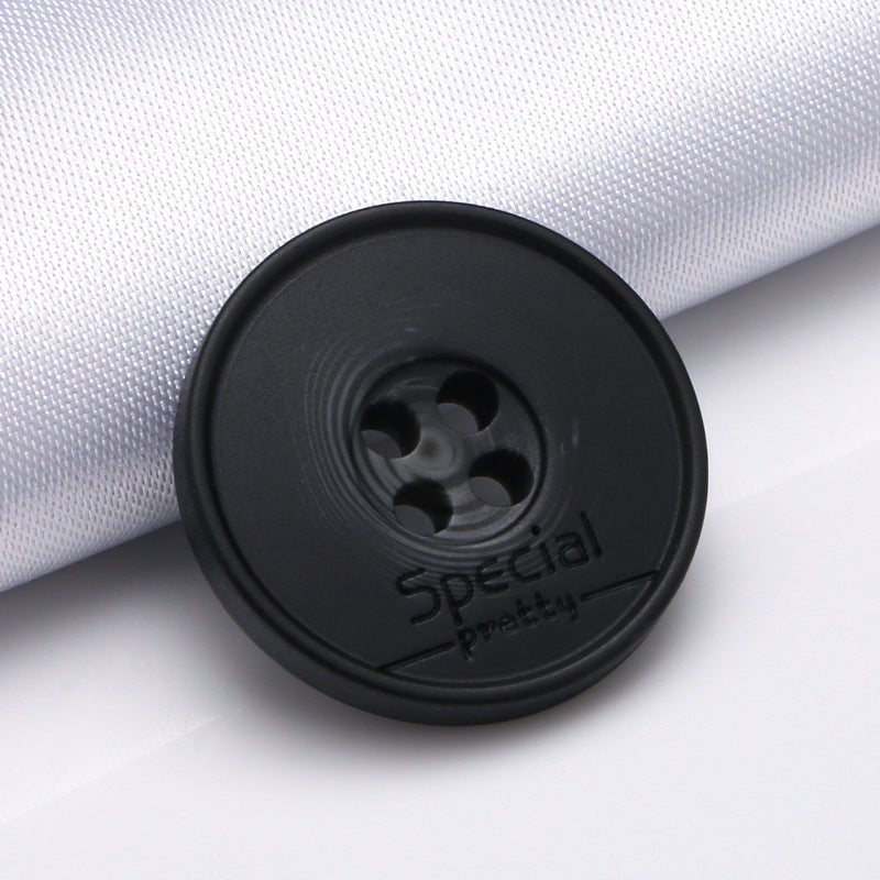 Custom Eco Friendly Wide Thin Edge Chef Jacket Buttons Fire Resistant Recycle Buttons for Clothing-147