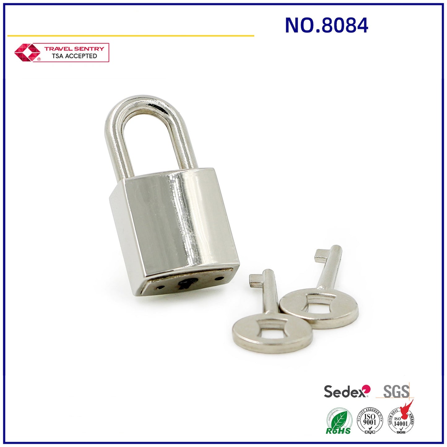 High Quality 20x35mm Padlock Various Color Square Safety Lock for Bag Love Lock padlock with Key-15