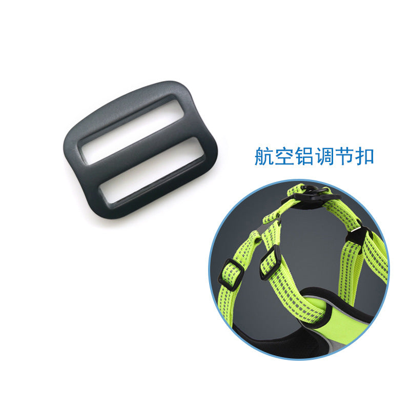 Aluminum High Quality Bag Accessories Square Adjustable Ladder Strap Metal Adjust Slider Loop Buckle For Bags and pet-15