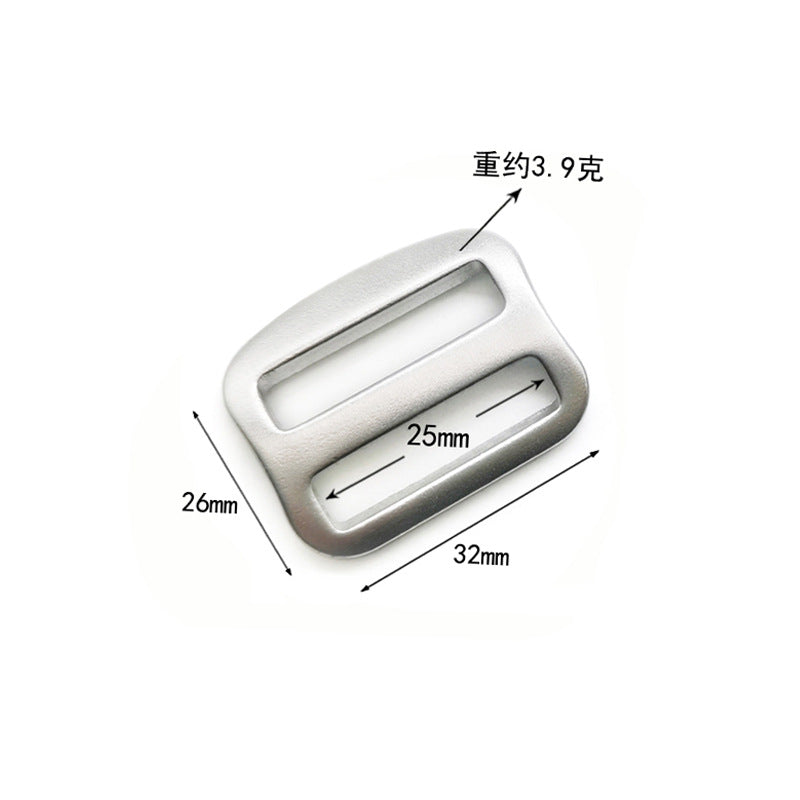 Aluminum High Quality Bag Accessories Square Adjustable Ladder Strap Metal Adjust Slider Loop Buckle For Bags and pet-15