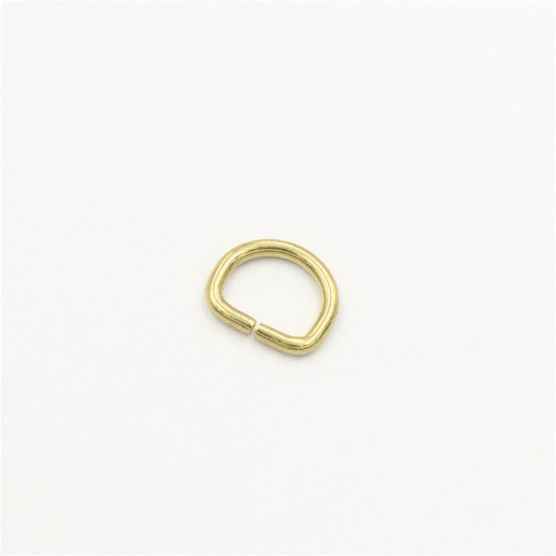 Solid Brass Belt Buckle High-end Luggage Leather Hardware Accessories Adjustable Bag D Ring-15