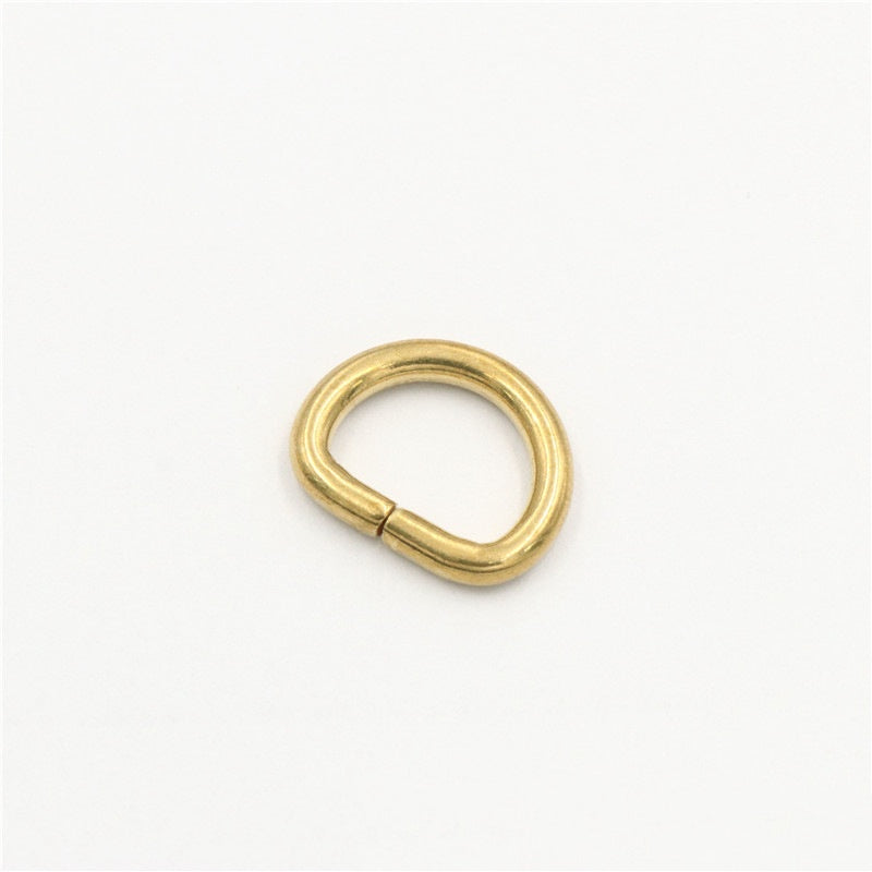 Solid Brass Belt Buckle High-end Luggage Leather Hardware Accessories Adjustable Bag D Ring-15