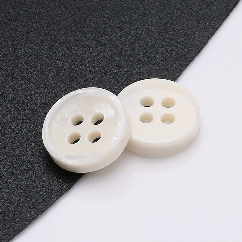 9mm - 12.7mm 4 Holes White Trocas Shell Buttons for High Quality Shirt Polo Clothing SeaShell Men Shirt Buttons Supplier No reviews yet #10 Most popular in Shell Buttons-150