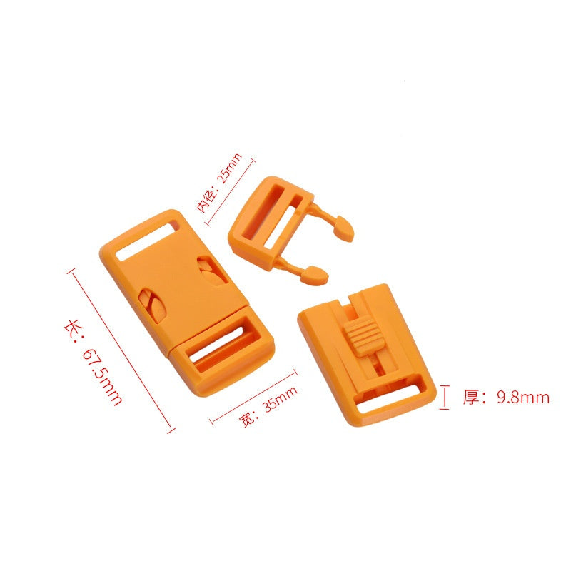 Wholesale Customized Sport Equipment Accessories Stretcher Safety Belt Side Release Plastic Clip Buckle For Bag Parts-150