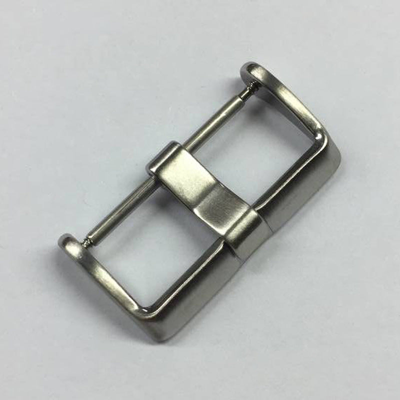 12-22mm 316L Stainless Steel Metal Silver Black Rose Gold Watch Strap Buckle-151