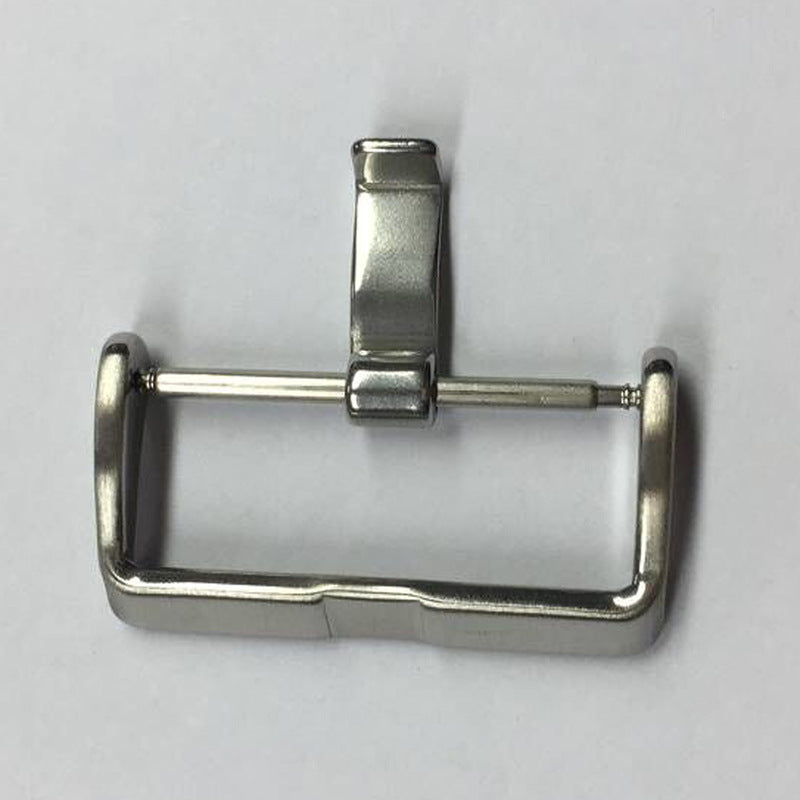 12-22mm 316L Stainless Steel Metal Silver Black Rose Gold Watch Strap Buckle-151