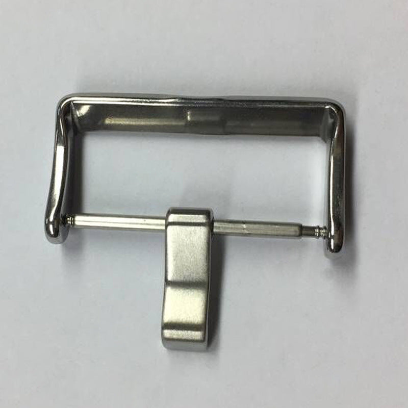 12-22mm 316L Stainless Steel Metal Silver Black Rose Gold Watch Strap Buckle-151