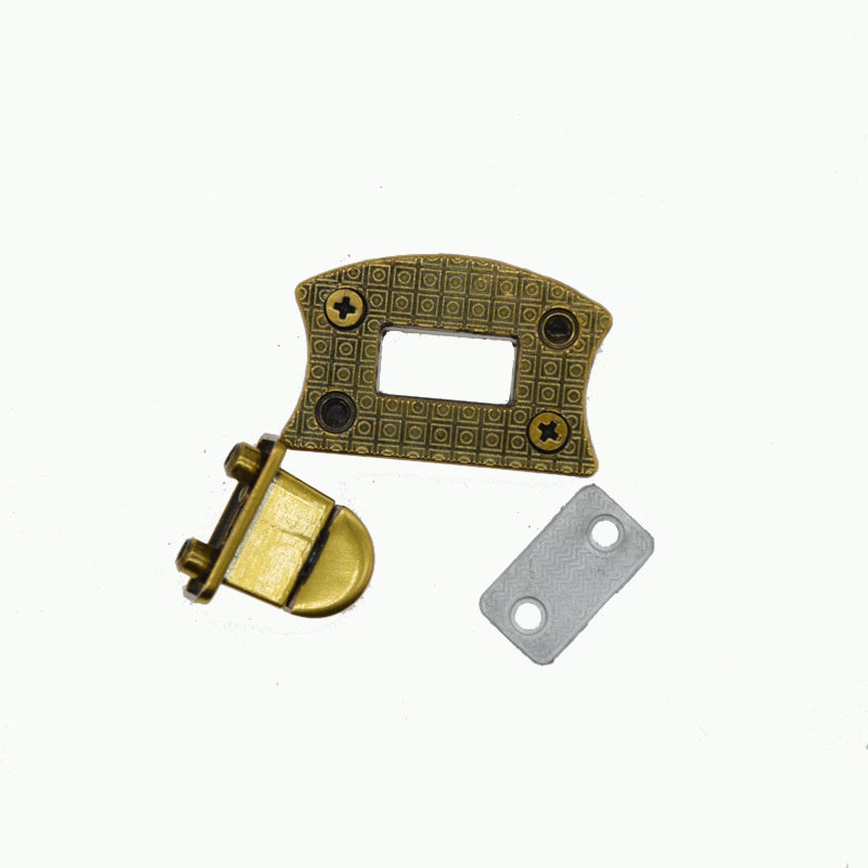 Alloy Square Bamboo Head Screwlock Twist Lock Metal Turn Lock Accessories Luggage Zinc Alloy Gunmetal Bag Parts Accessories - 151