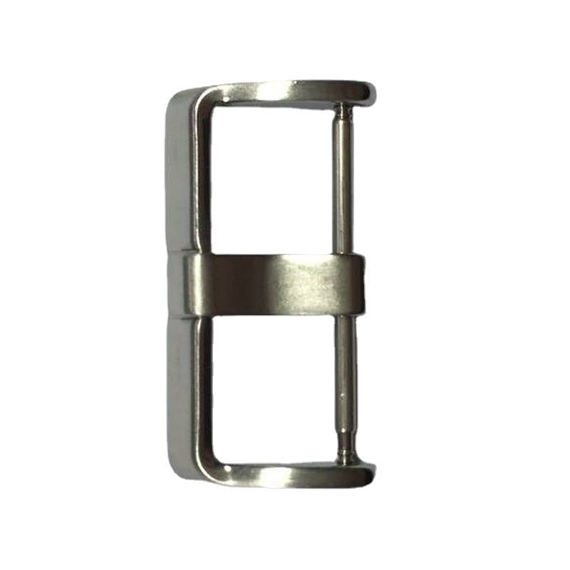 12-22mm 316L Stainless Steel Metal Silver Black Rose Gold Watch Strap Buckle-151
