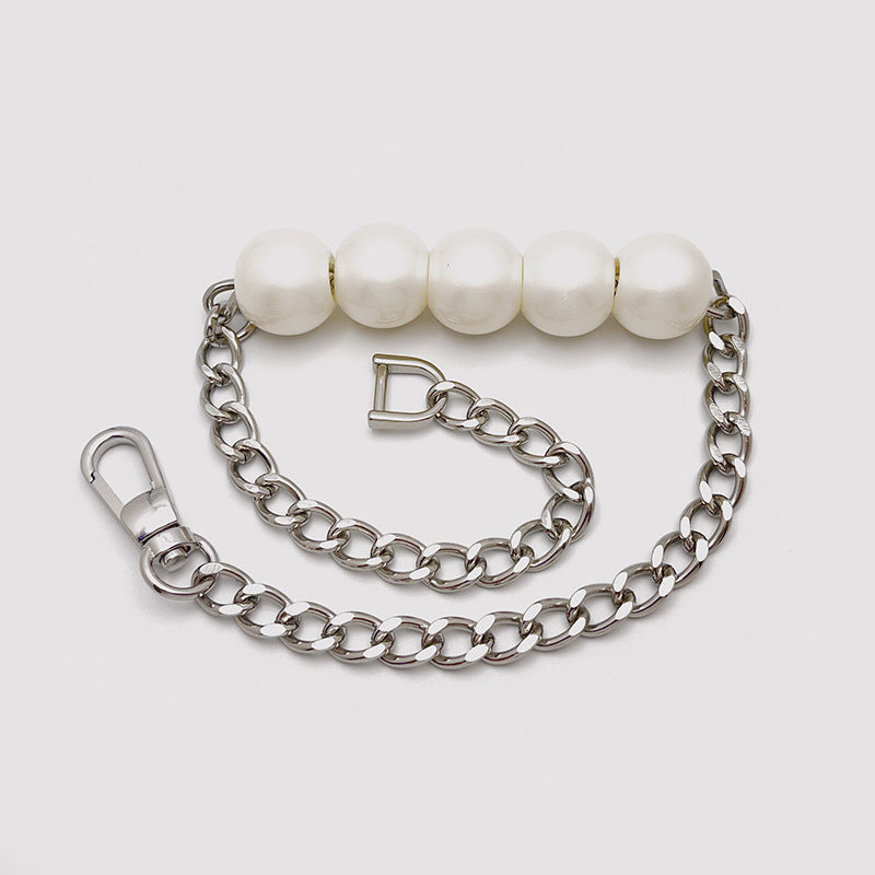 High Quality Metal Handbag Chains for Bags Accessories Purse Shoulder Handbag Chain Strap Curb Black Metal Lady Chains Bag-157