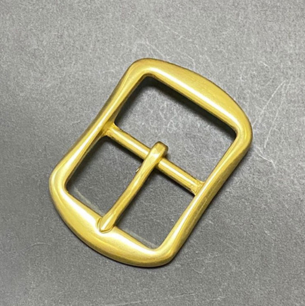 Solid Brass 35MM China Manufacturer Custom Polish Pin Belt Buckle