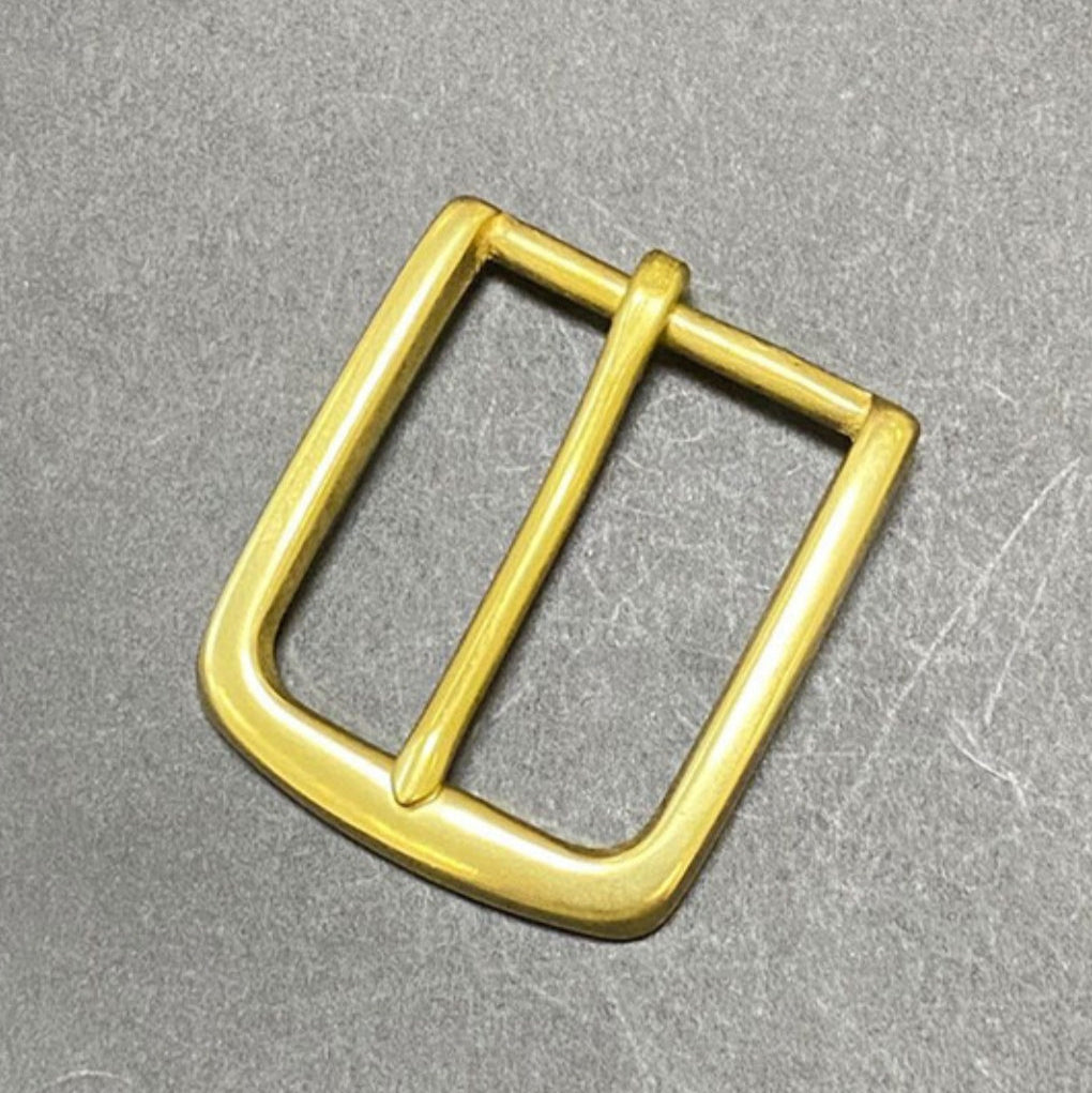 Solid Brass 35MM China Manufacturer Custom Polish Pin Belt Buckle