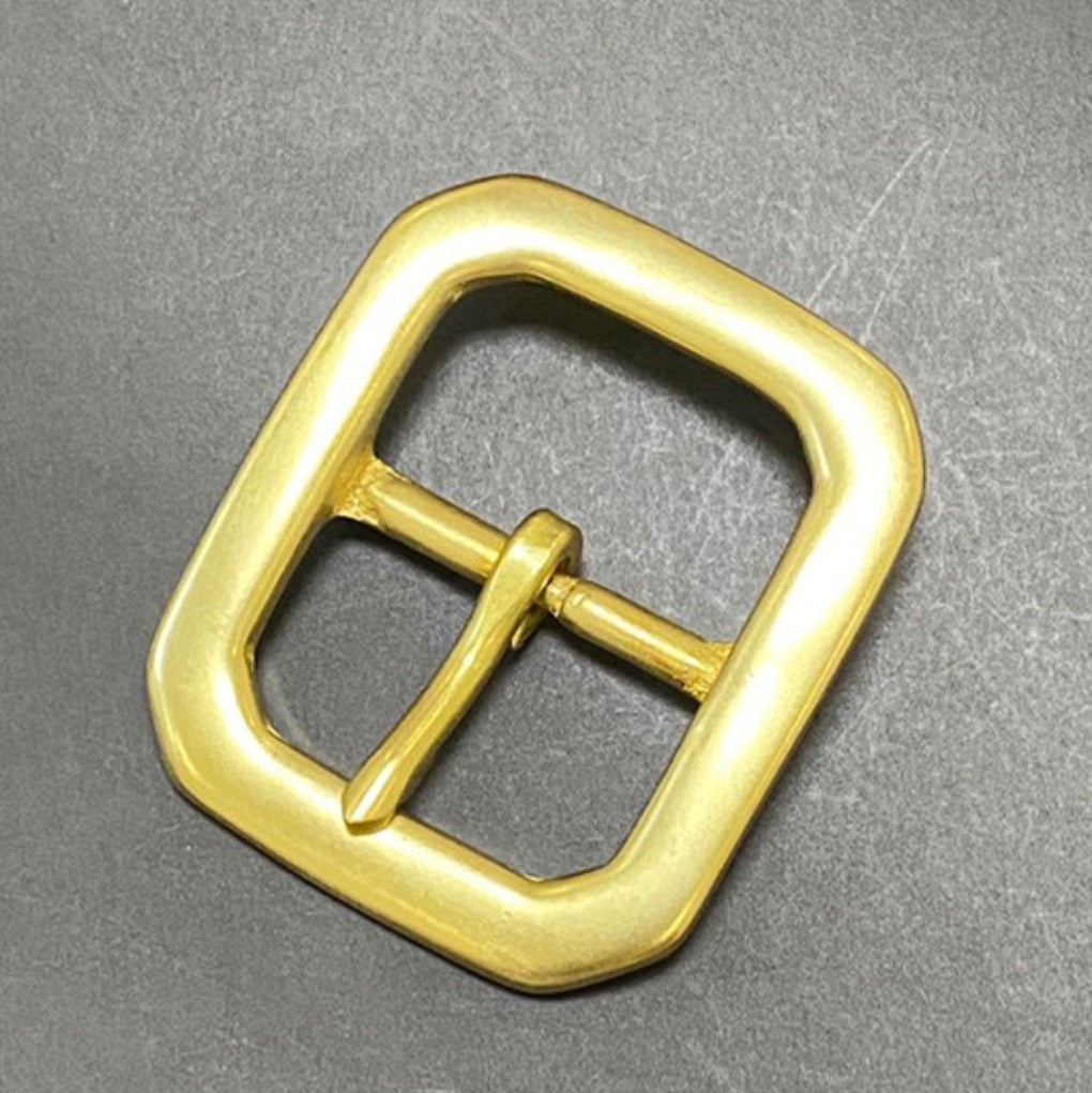 Solid Brass 40MM New Best Collar Buckle Available At Wholesale Price Single Bar Buckle with Thick Pin a Roller available in all size