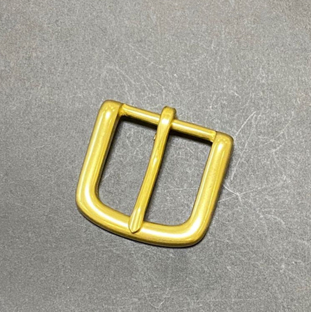 Solid Brass 30MM Premium Belt Buckle Single Prong Square Belt Buckle DIY Leather Craft