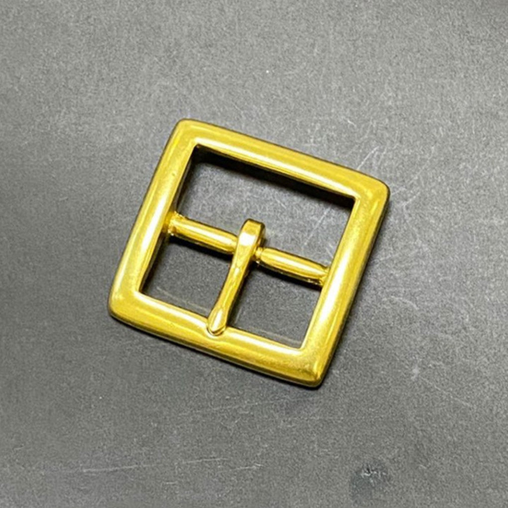 Solid Brass 35MM China Manufacturer Custom Polish Pin Belt Buckle
