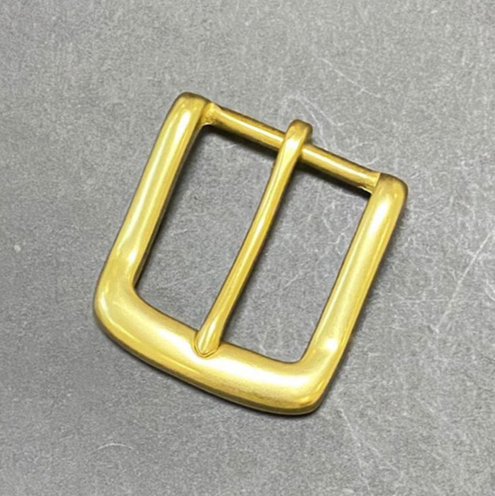 Solid Brass 35MM China Manufacturer Custom Polish Pin Belt Buckle