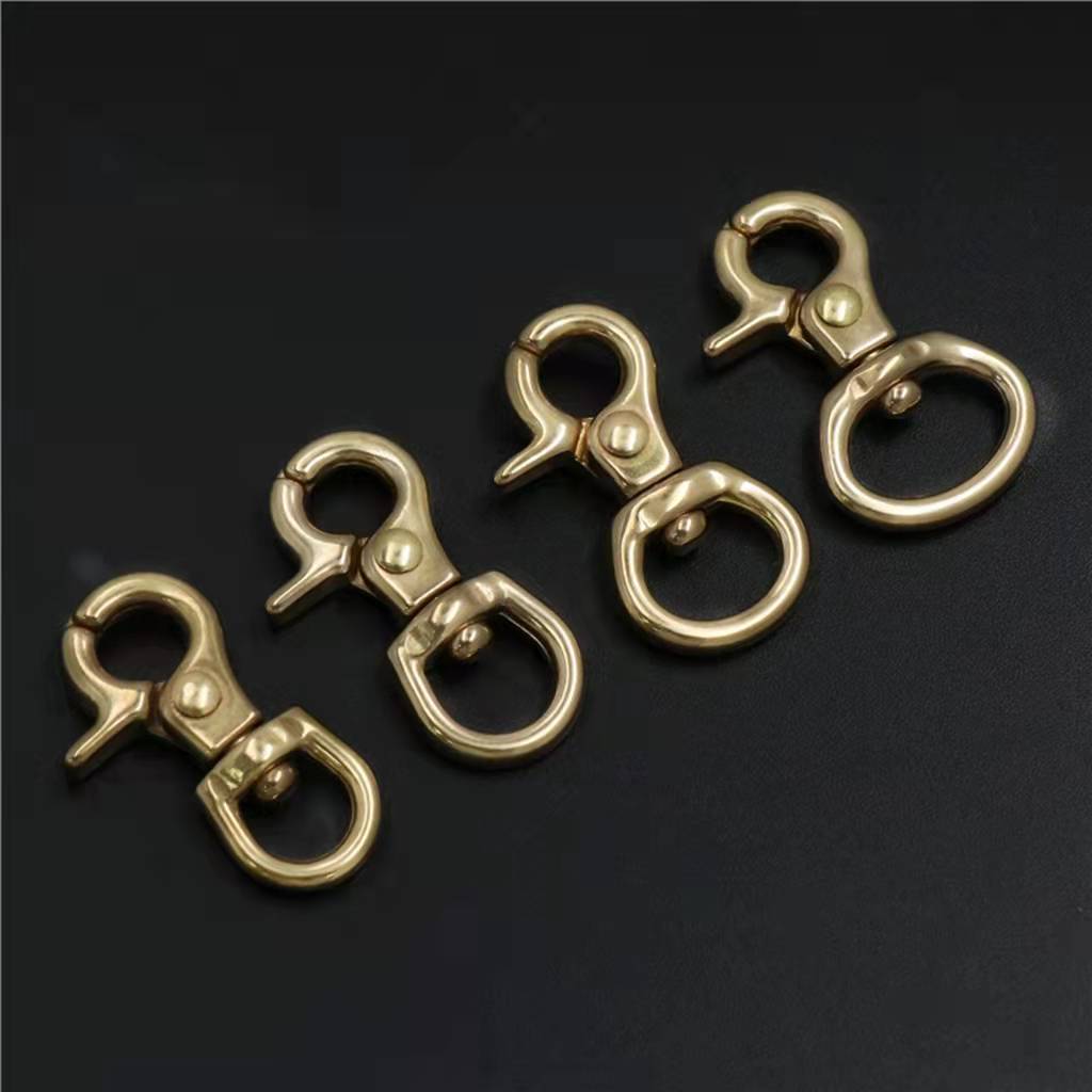 Factory Supply Quality Solid Brass Swivel Snap Hook Buckle for Bag/Pet Accessories