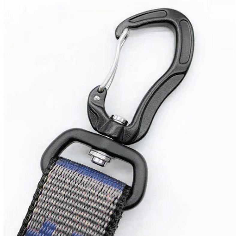 High Strength Aviation Aluminum Swivel Eye Snap Hook Swivel Carabiner Outdoor Climbing Multi-use Carabiner Keychain Buckle-16