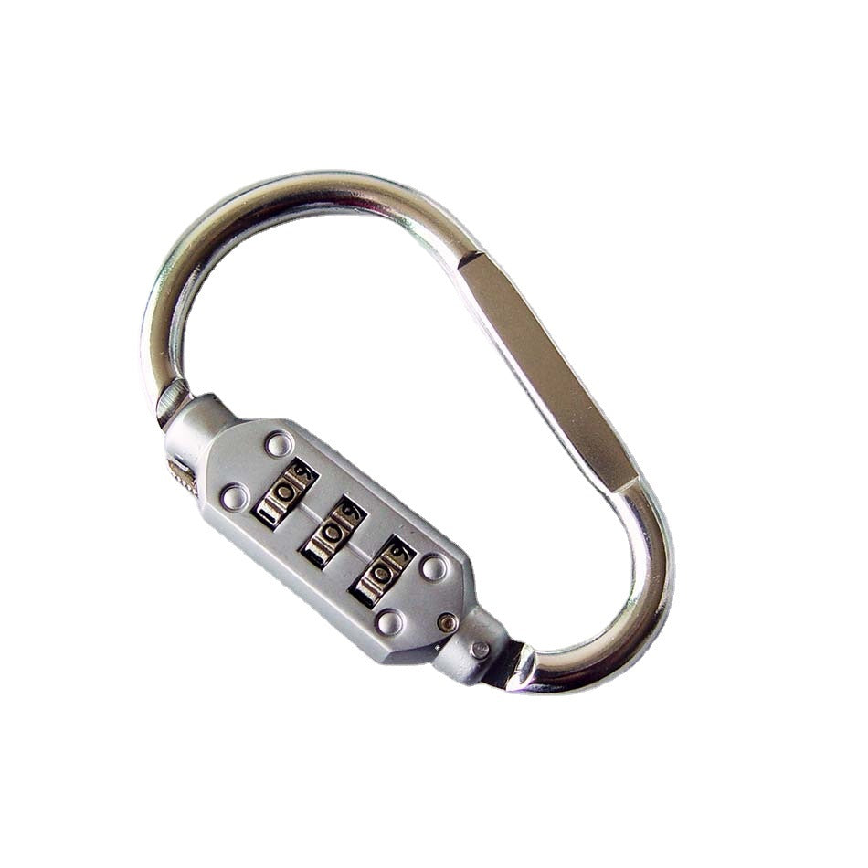 Carabiner Travel Combination 3 Dial Luggage Bag Suitcase Security padlock lock-16