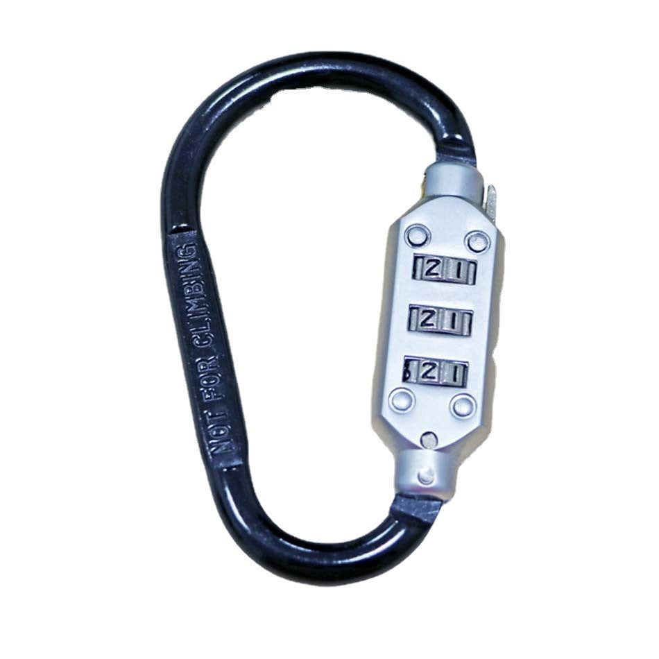 Carabiner Travel Combination 3 Dial Luggage Bag Suitcase Security padlock lock-16