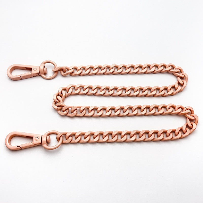 Pink Purse Handle Strap Hardware Bag Chain Metal Handbag Gold Chain Metal Accessories Rose Gold Chain For Women Bag