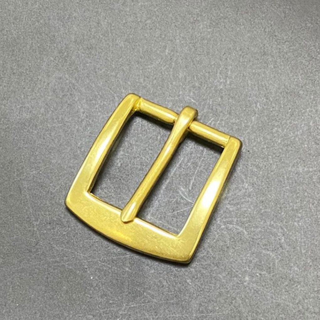 Solid Brass 30MM Premium Belt Buckle Single Prong Square Belt Buckle DIY Leather Craft