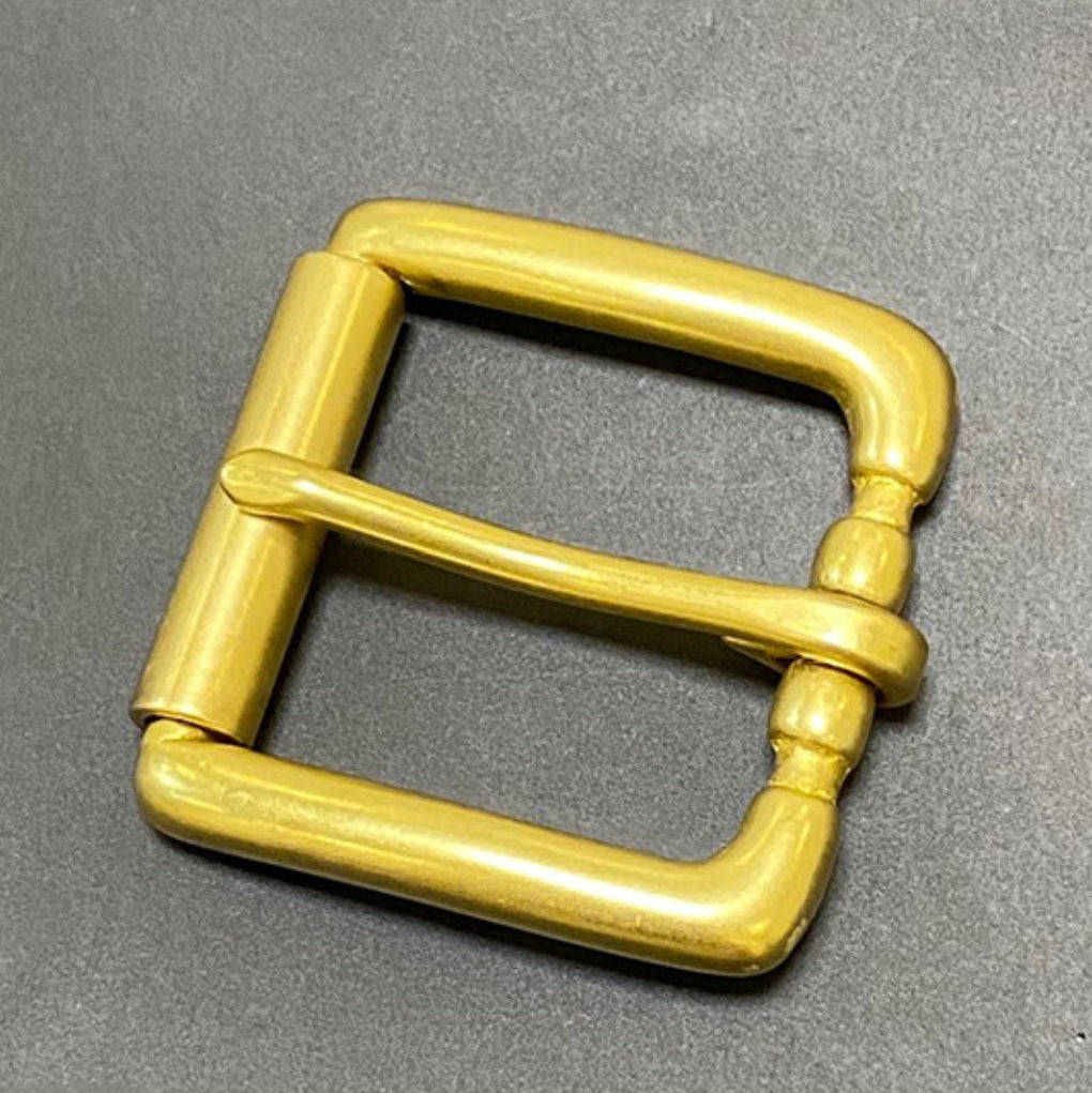 Solid Brass 40MM New Best Collar Buckle Available At Wholesale Price Single Bar Buckle with Thick Pin a Roller available in all size