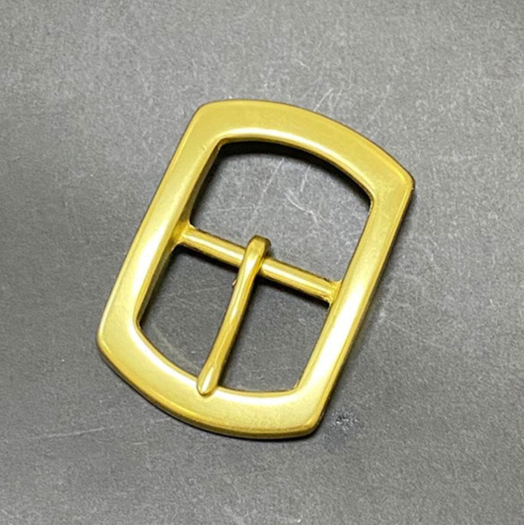 Solid Brass 35MM China Manufacturer Custom Polish Pin Belt Buckle