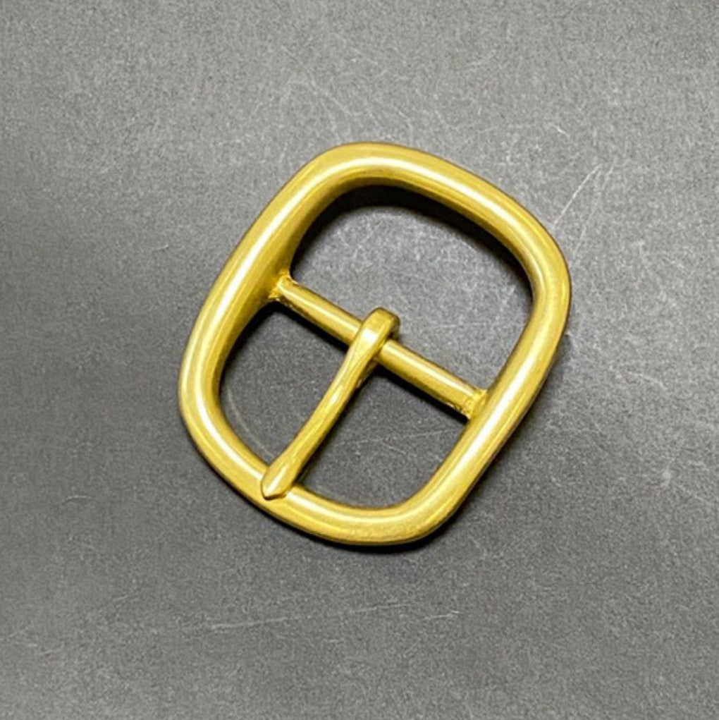Solid Brass 35MM China Manufacturer Custom Polish Pin Belt Buckle