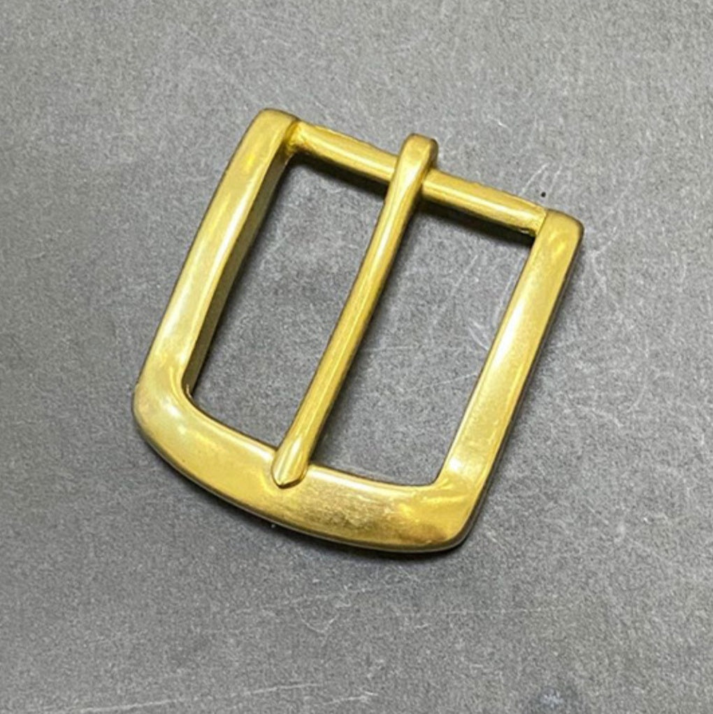 Solid Brass 35MM China Manufacturer Custom Polish Pin Belt Buckle