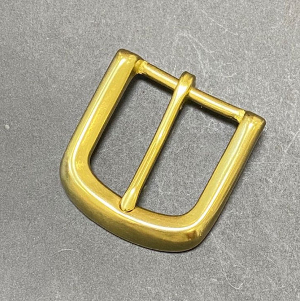 Solid Brass 35MM China Manufacturer Custom Polish Pin Belt Buckle