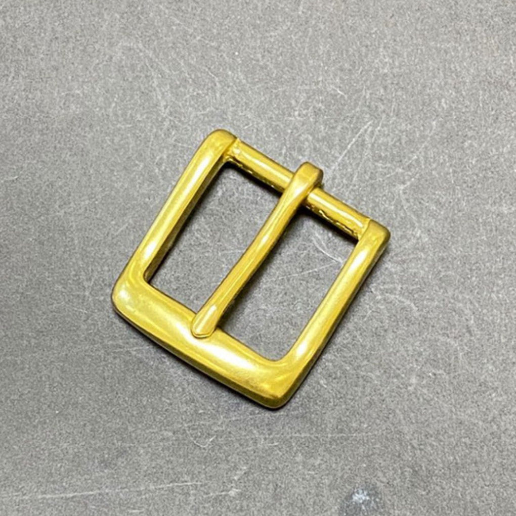 Solid Brass 30MM Premium Belt Buckle Single Prong Square Belt Buckle DIY Leather Craft
