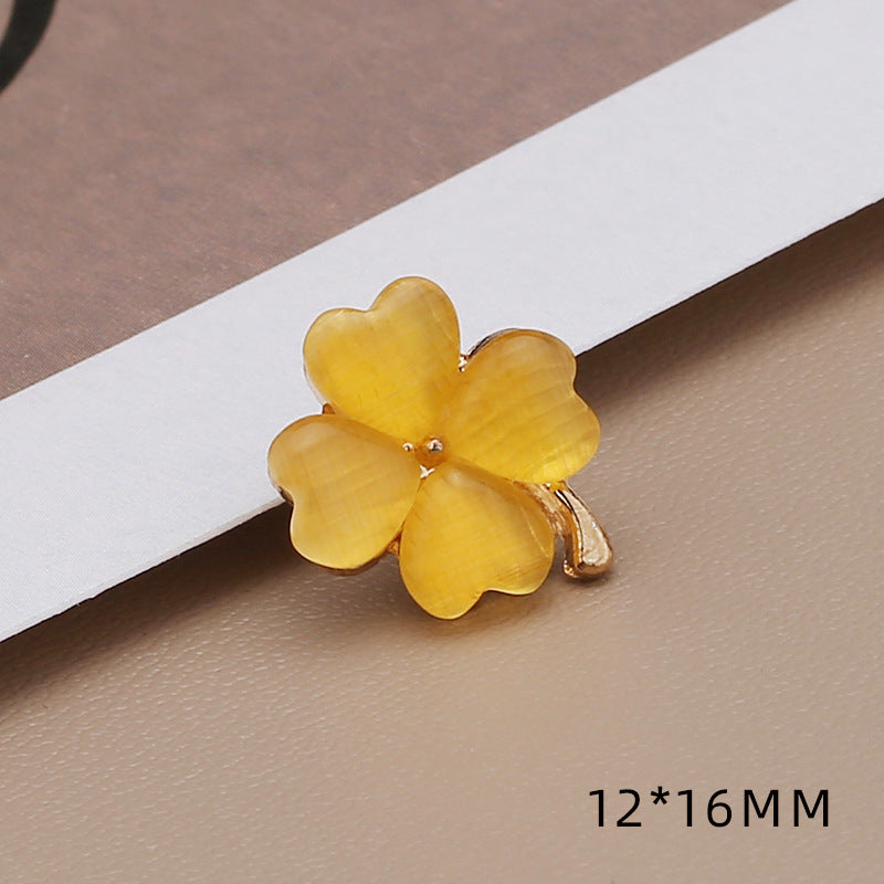 Cute Women Brooch Jewelry Opal Bow Clover Designer Brooches Pins Charm Clothing Accessories-161
