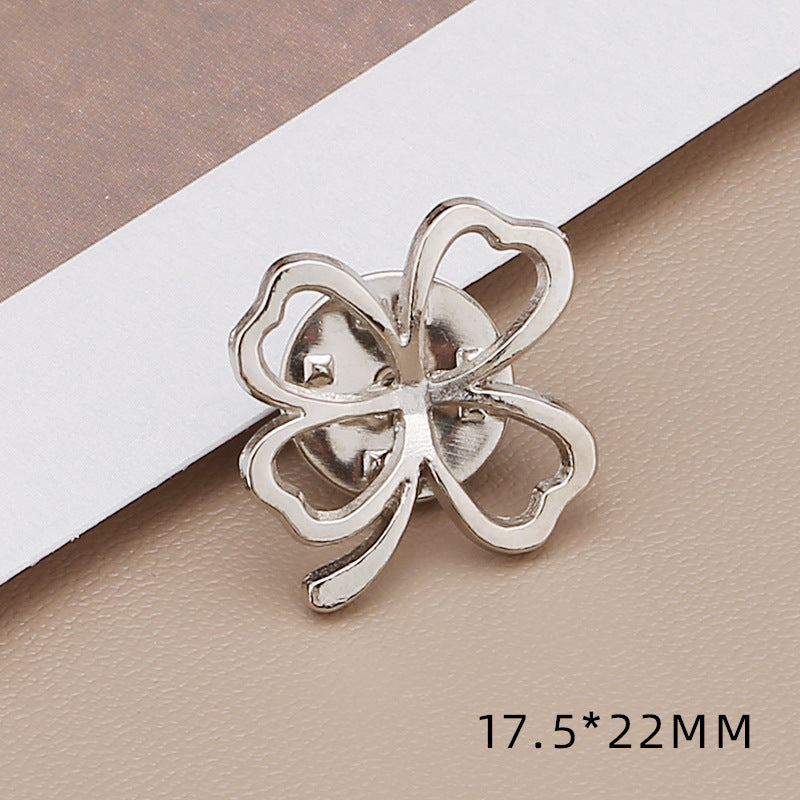 Cute Women Brooch Jewelry Opal Bow Clover Designer Brooches Pins Charm Clothing Accessories-161