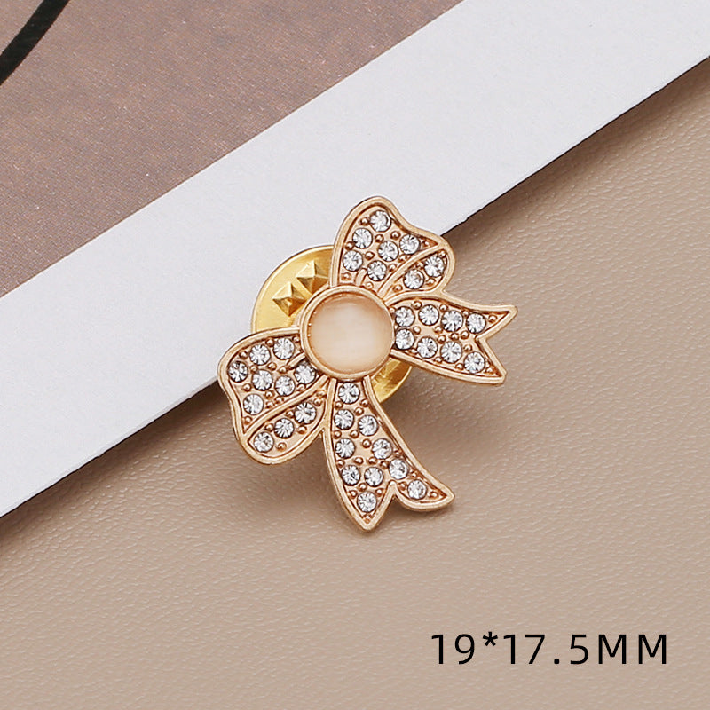 Cute Women Brooch Jewelry Opal Bow Clover Designer Brooches Pins Charm Clothing Accessories-161