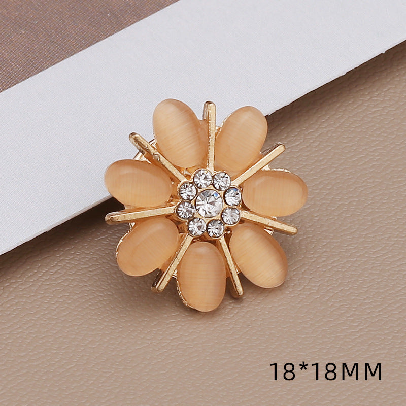 Cute Women Brooch Jewelry Opal Bow Clover Designer Brooches Pins Charm Clothing Accessories-161