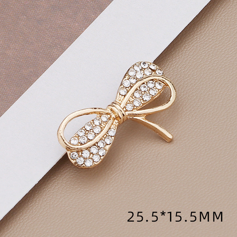 Cute Women Brooch Jewelry Opal Bow Clover Designer Brooches Pins Charm Clothing Accessories-161