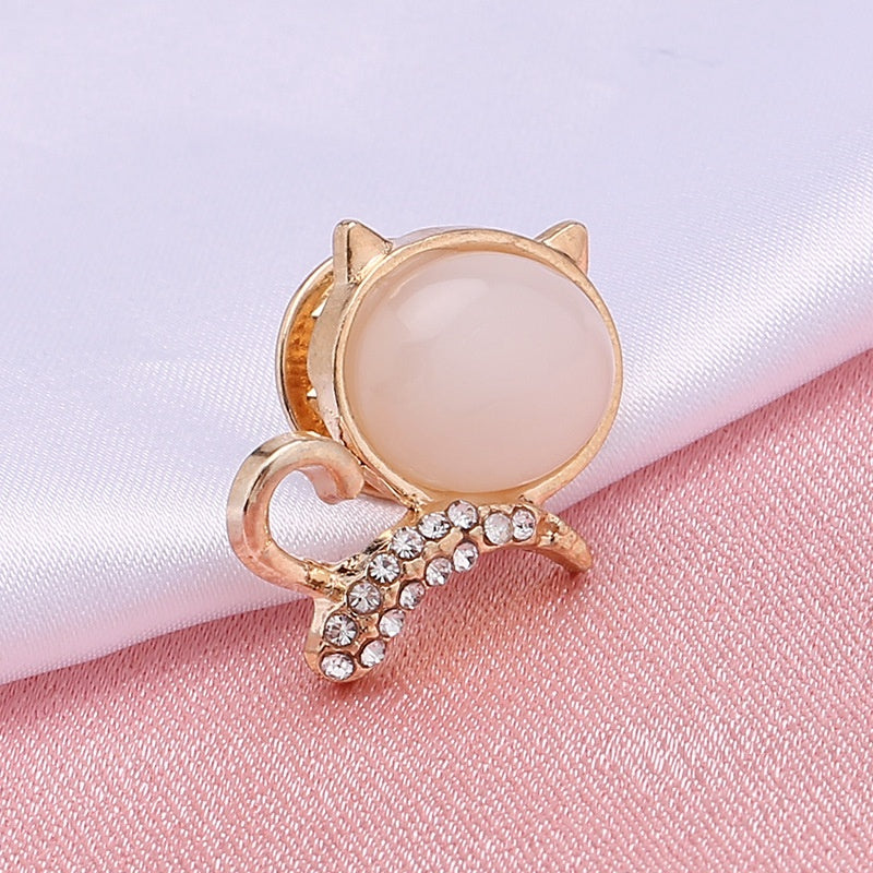 Cute Women Brooch Jewelry Opal Bow Clover Designer Brooches Pins Charm Clothing Accessories-161