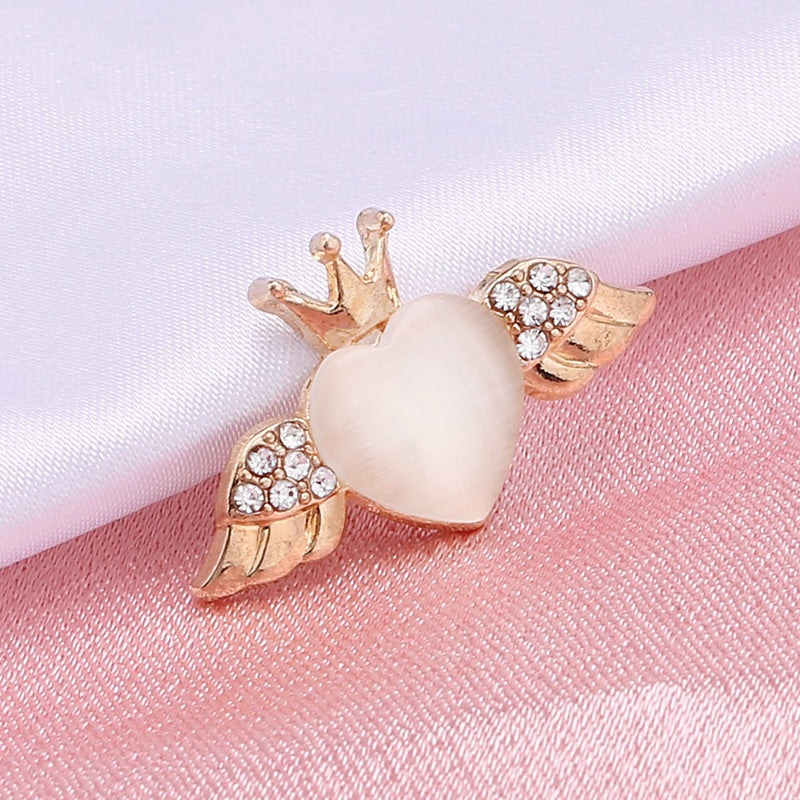 Cute Women Brooch Jewelry Opal Bow Clover Designer Brooches Pins Charm Clothing Accessories-161