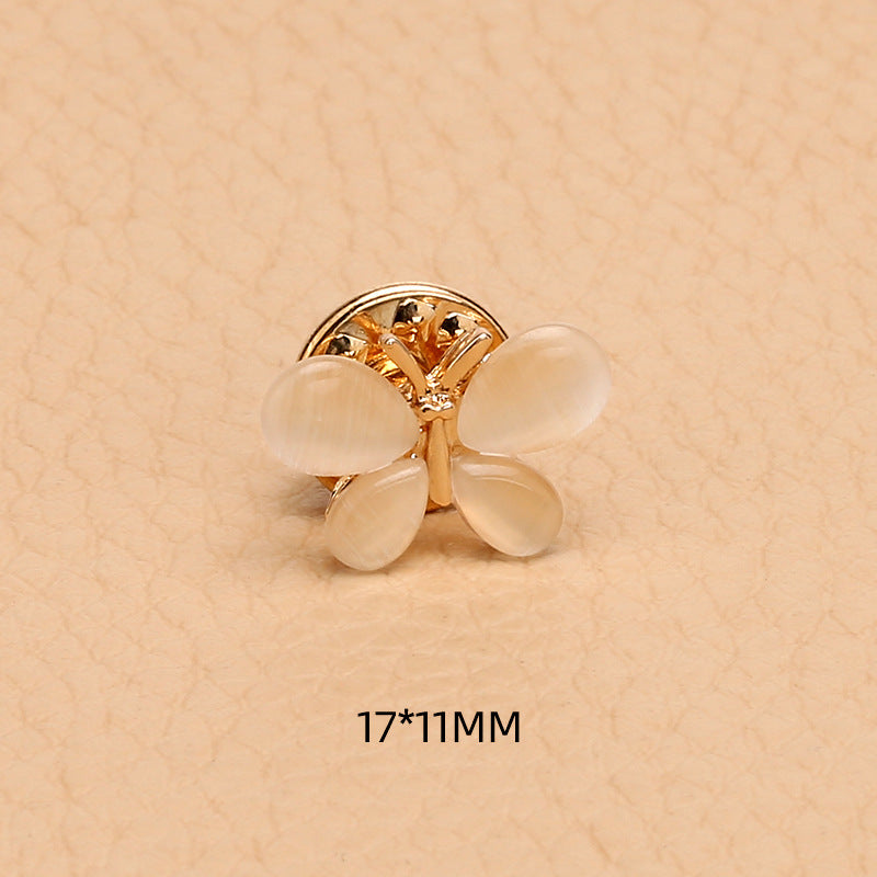 Cute Women Brooch Jewelry Opal Bow Clover Designer Brooches Pins Charm Clothing Accessories-161
