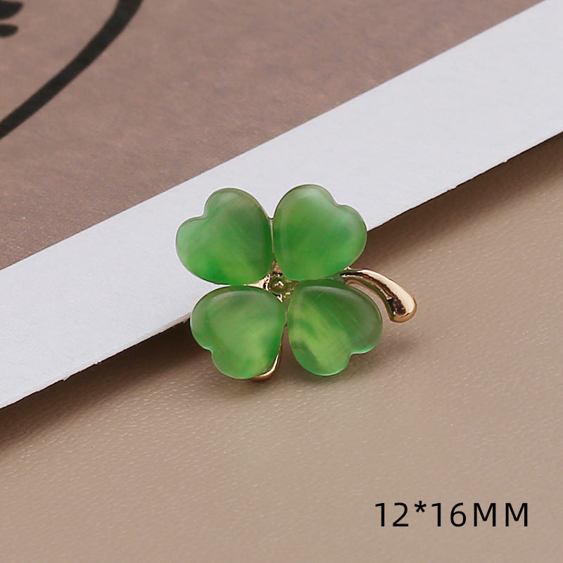 Cute Women Brooch Jewelry Opal Bow Clover Designer Brooches Pins Charm Clothing Accessories-161