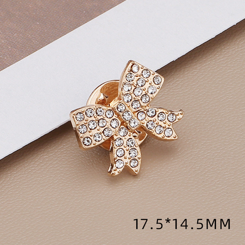 Cute Women Brooch Jewelry Opal Bow Clover Designer Brooches Pins Charm Clothing Accessories-161