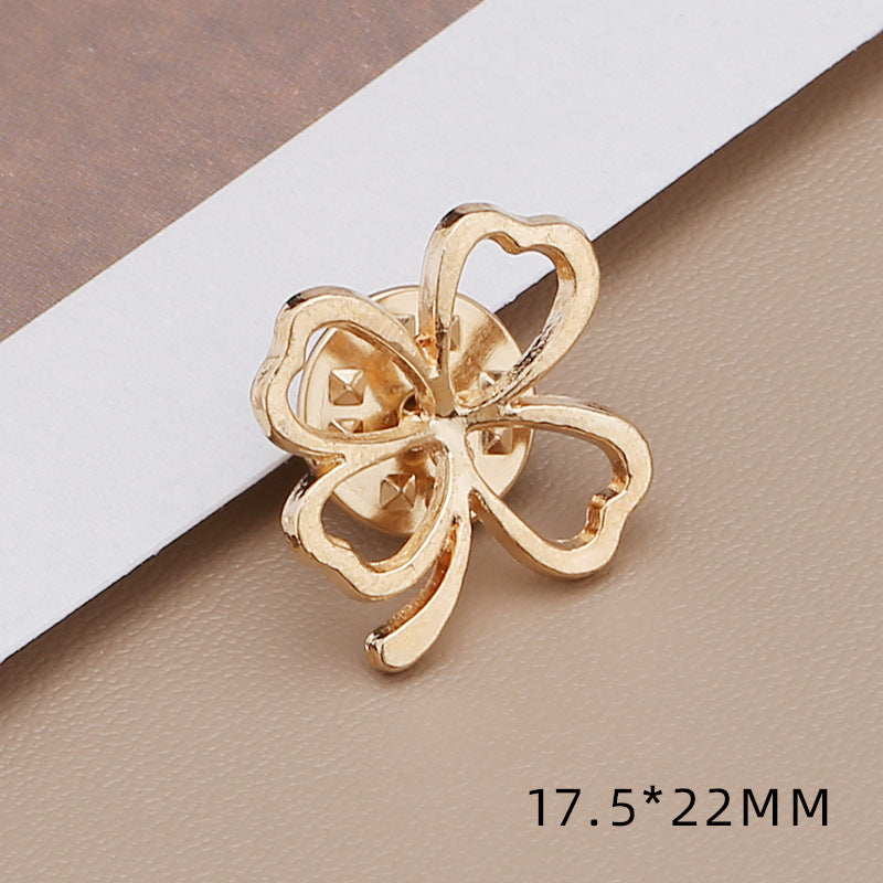 Cute Women Brooch Jewelry Opal Bow Clover Designer Brooches Pins Charm Clothing Accessories-161