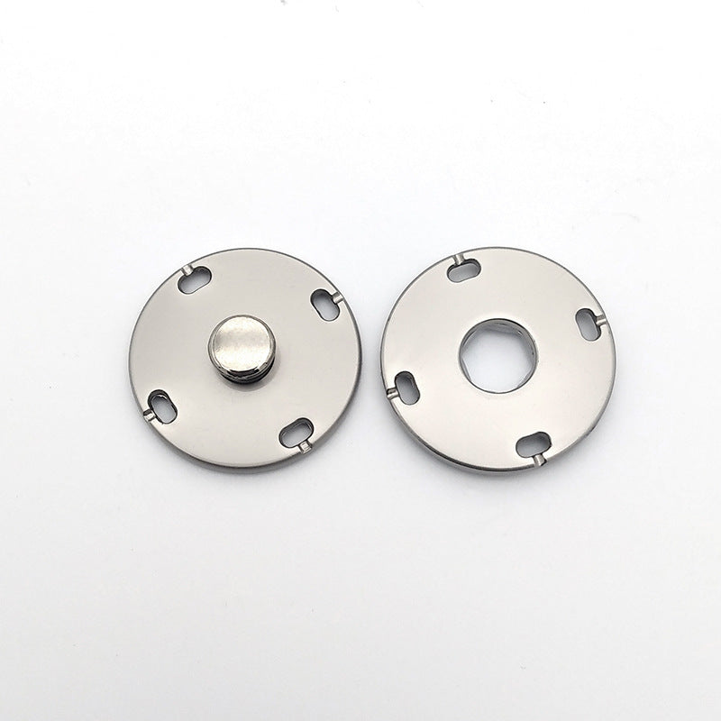 Factory Wholesale Round Plating Gold Sliver Custom Logo Size Color Metal Sewing Snap Button-162