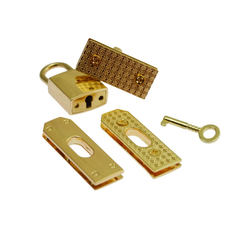 Metal Clasp Lock Bag Key Lock for Women Handbag Shoulder Bag Purse DIY Accessories - 162