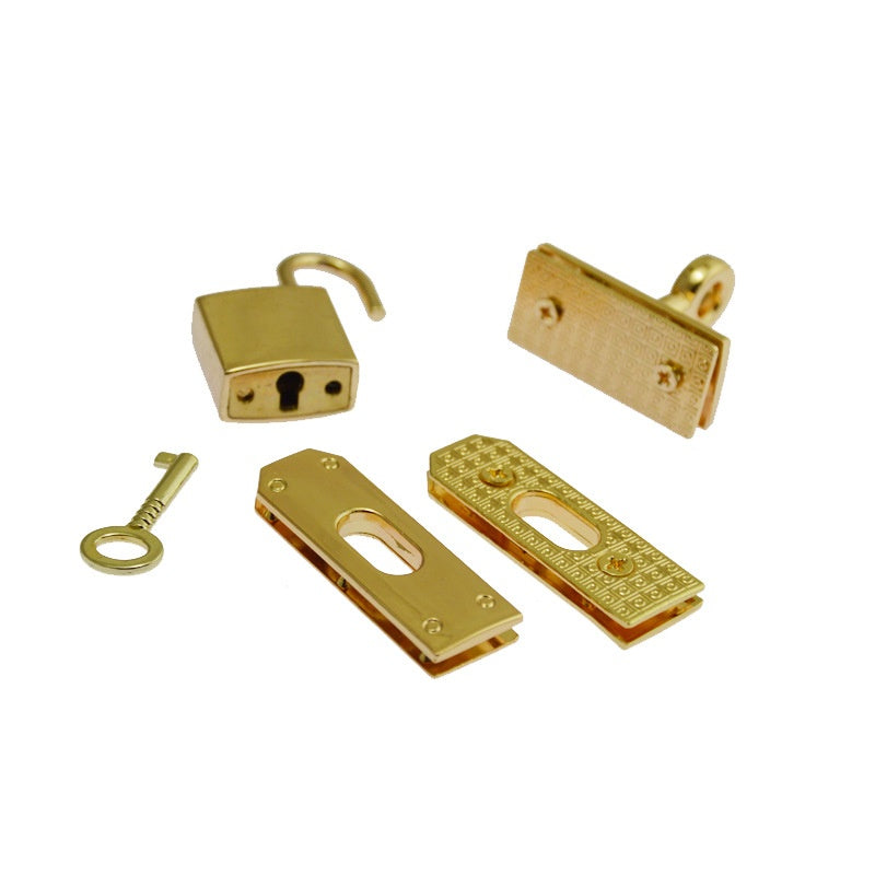 Metal Clasp Lock Bag Key Lock for Women Handbag Shoulder Bag Purse DIY Accessories - 162